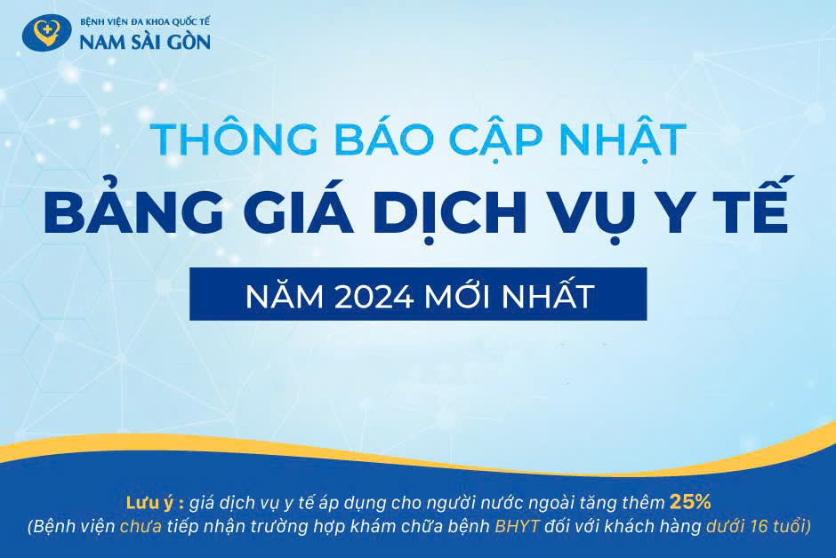 BẢNG GIÁ DỊCH VỤ Y TẾ CẬP NHẬT MỚI NHẤT NĂM 2024 (Bảng giá áp dụng từ ngày 30/09/2024 đến khi có thông báo mới)