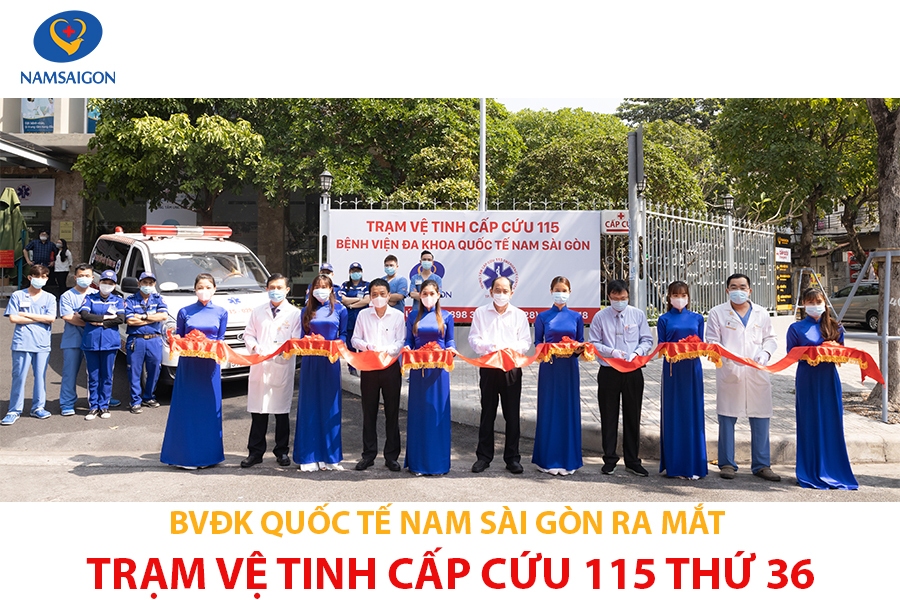 Bệnh Viện Đa Khoa Quốc Tế Nam Sài Gòn ra mắt trạm vệ tinh cấp cứu 115 thứ 36