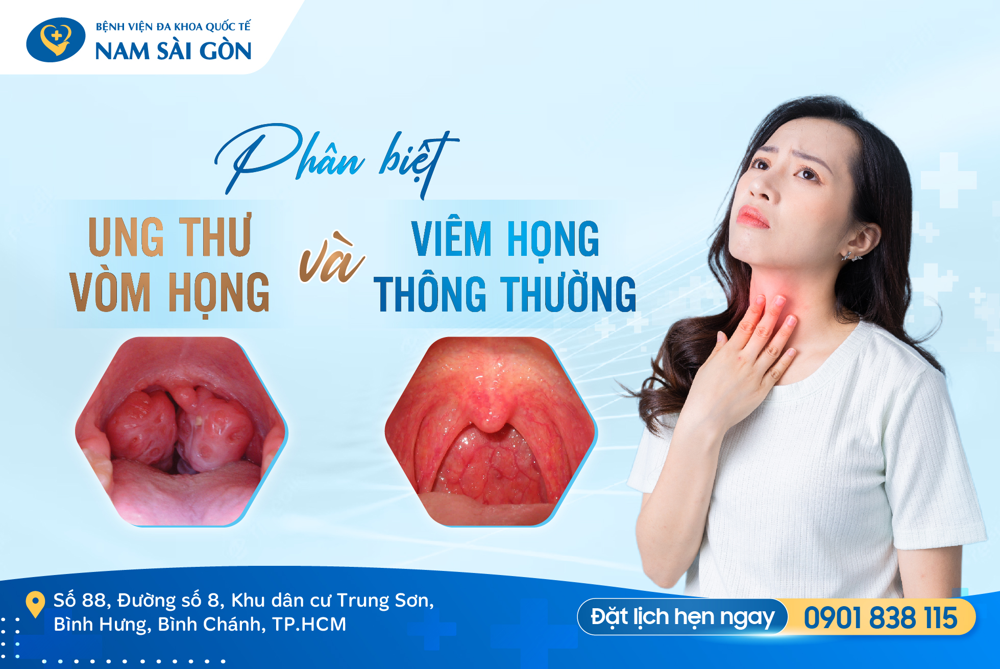 Viêm họng và ung thư vòm họng - Bí quyết chăm sóc họng cho bé