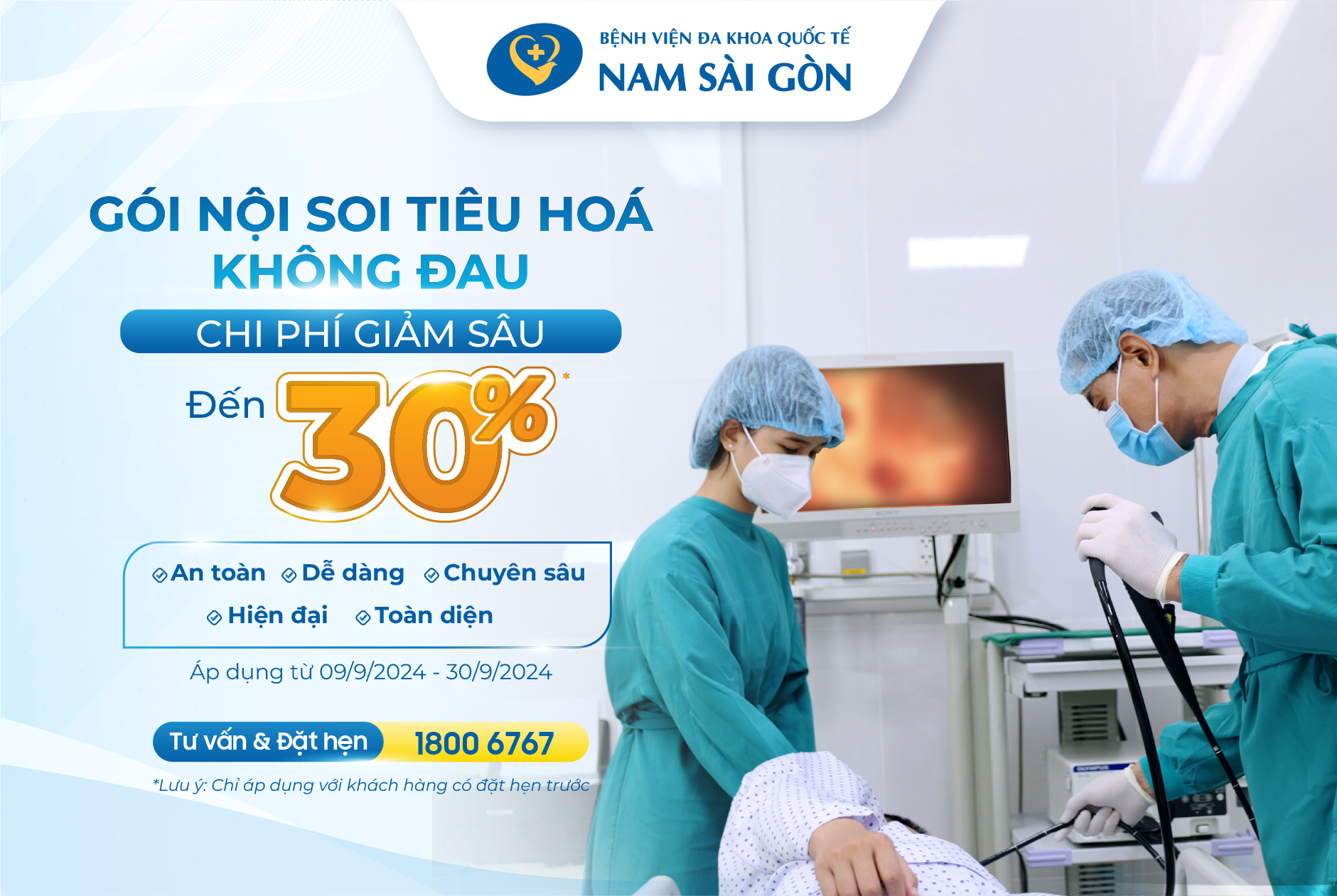 GÓI NỘI SOI TIÊU HÓA KHÔNG ĐAU - CHI PHÍ GIẢM SÂU