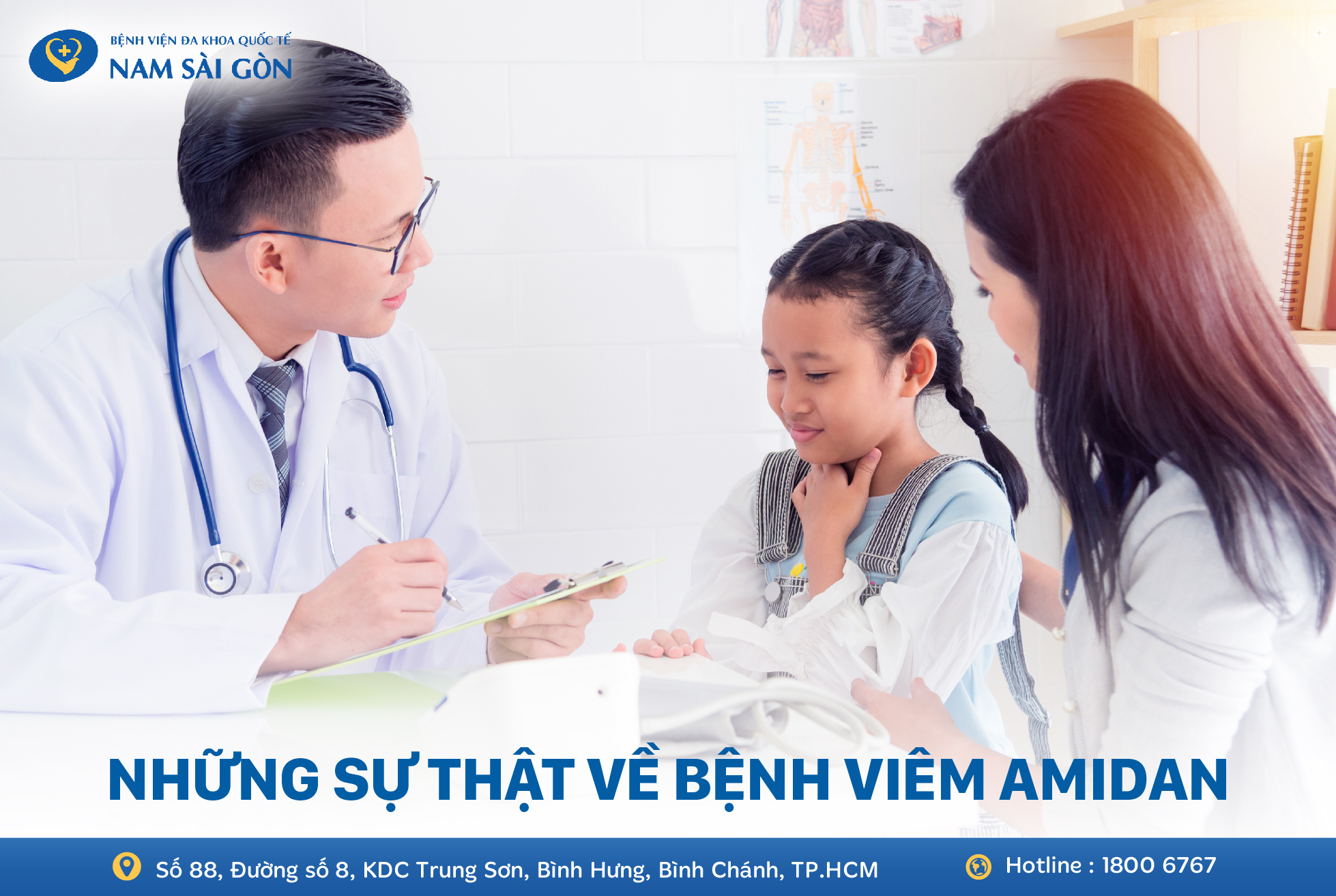 VIÊM AMIDAN: NGUYÊN NHÂN, TRIỆU CHỨNG, CHẨN ĐOÁN VÀ ĐIỀU TRỊ