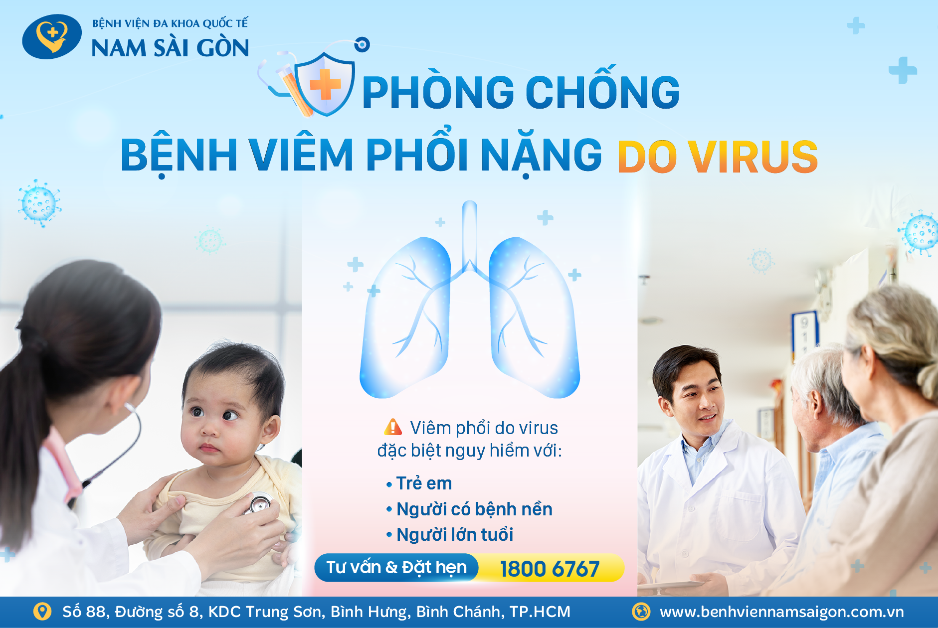 TĂNG CƯỜNG CÔNG TÁC PHÒNG, CHỐNG BỆNH VIÊM PHỔI NẶNG DO VIRUS